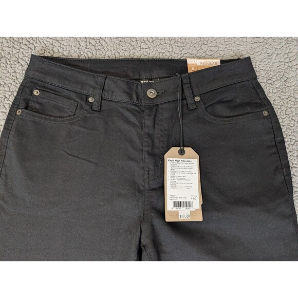 Prana Women's Jeans Kayla High Rise Oganic Cotton Black Out Size 6 28x32 NWT - Picture 6 of 14